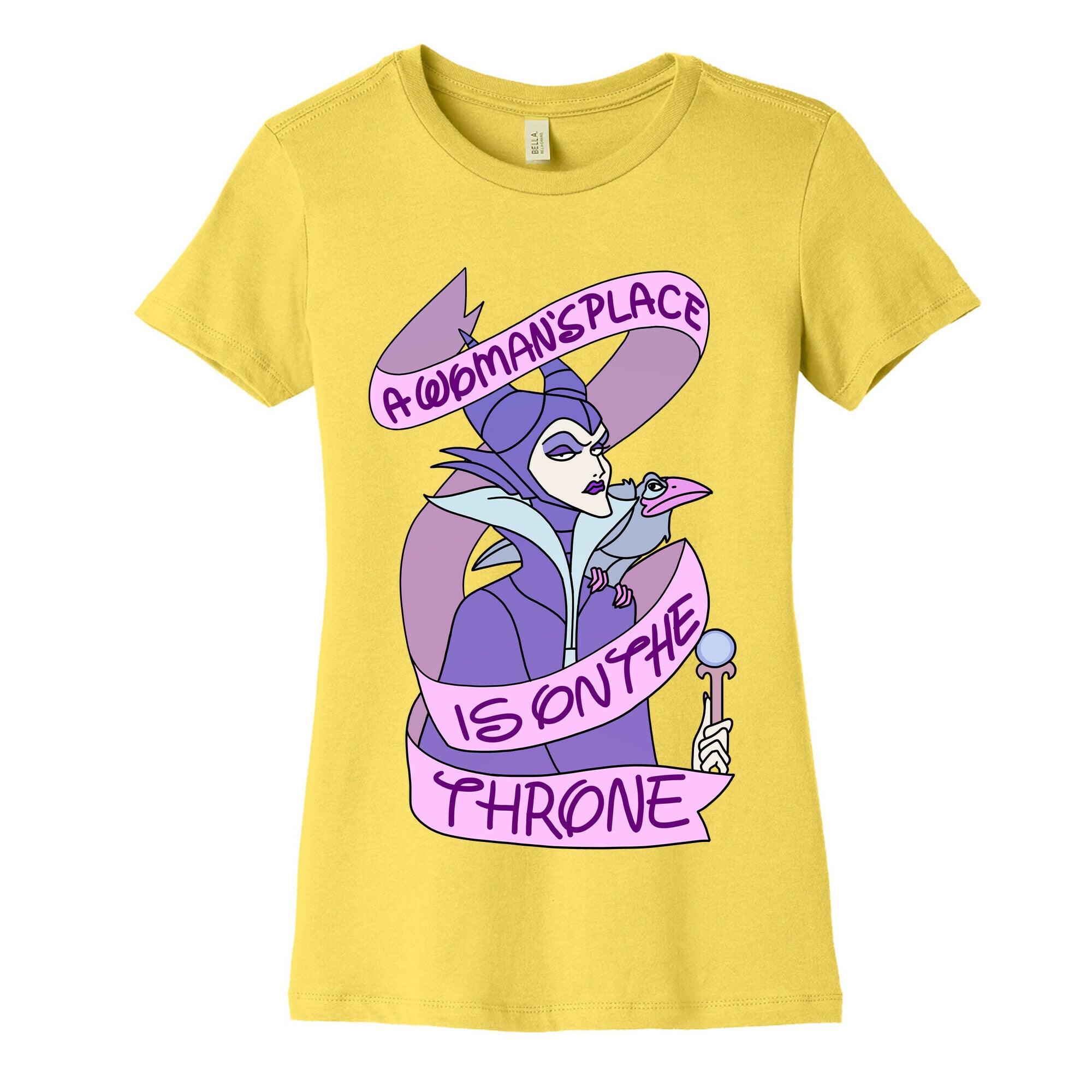 A Woman's Place Is On The Throne Women's Cotton Tee